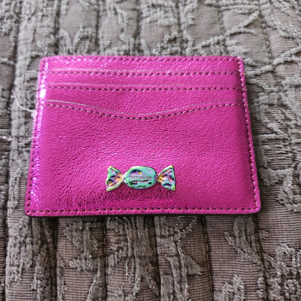 Kate Spade Fuchsia Candy Card Holder